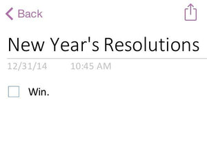 How to Make Sure 2015 Doesn't Suck