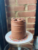 Load image into Gallery viewer, Birthday Cake.  Vanilla Cake with Chocolate Buttercream Frosting.
