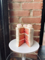 Load image into Gallery viewer, Strawberry Cake with Strawberry Cream Cheese Frosting.
